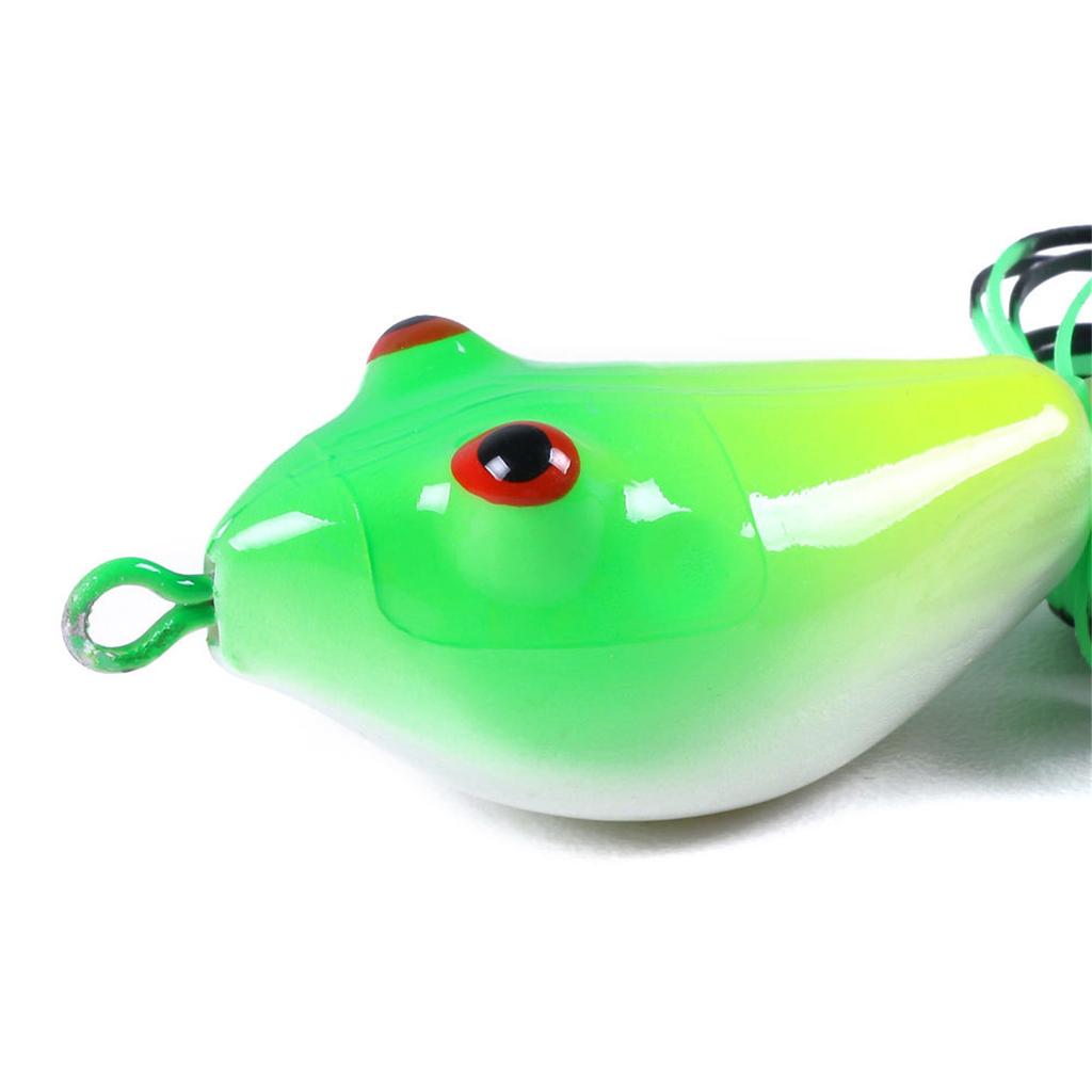 10cm 8.4g Simulated Frog Bait Topwater Frog Lures with Treble Hook Ray Frog Crankbait Lures Swimbait Fishing Lure