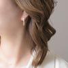 ESTELLE [Official] Women's Earrings, 10K Yellow Gold, 0202-3295-0019-0000