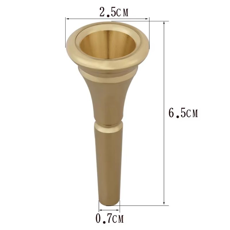 Professional French Horn Mouthpiece Gold Silver Plated Mouthpiece Musical Instrument Accessories French Horn Replacement Parts