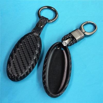 Carbon Fiber Silicone Key Cover Car Styling Case for Nissan Versa Altima Armada Maxima for Titan 370Z for Infiniti M35 JX35 Q50