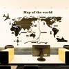 Nuovi Adesivi Murali Mandao Mappa del Mondo 3D Acrilici Impermeabili Ecologici Lavabili Rimovibili Stampati UV Sagomati per Soggiorno