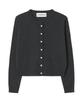 Chambros Women'S Standard Round Neck Cardigan [Charcoal]