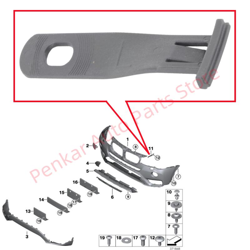 51117308081 51117308082 Front Bumper Bracket For BMW X3 F25 X4 F26 Left