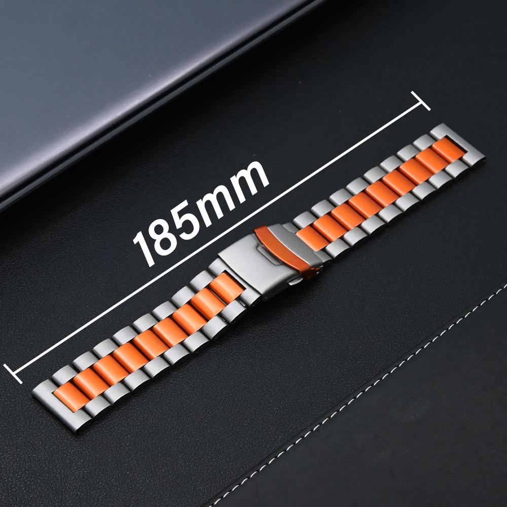 22mm Titanarmband für Huawei Watch GT5 Pro 46mm 4/4Pro Ultimate Luxus Metallarmband für Amazfit Balance Business Armband Correa