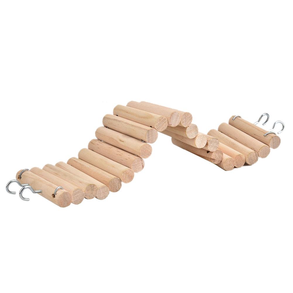 7.5*30cm Pet Hamster Parrot Climbing Soft Ladder Suspension Bridge Birds Toy