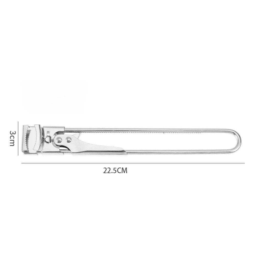 Adjustable Stainless Steel Non-Slip Multi-Functional Jar & Bottle Opener Ergonomic Heavy Duty Kitchen Tool