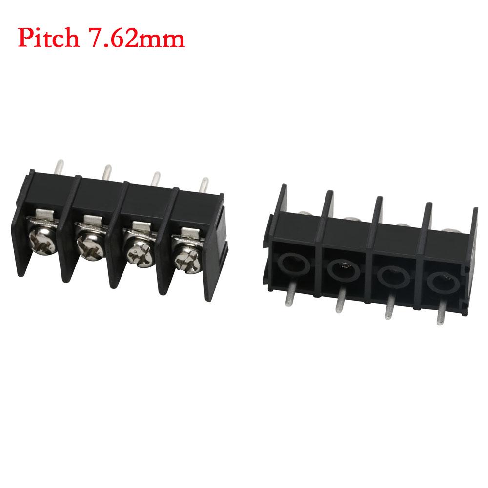 7.62mm 8.5mm 10.0mm Pitch KF7.62 KF8500 KF1000 2in 3in 4Pin Screw Terminal Block Connector PCB Terminal Block Connectors