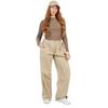 BRAVE SOUL Womens/Ladies Ribbed Long-Sleeved Crop Top