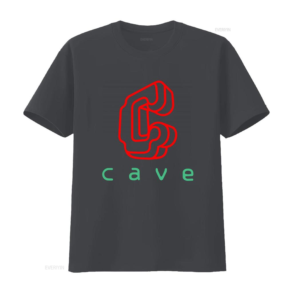 Cave Shmup Arcade Logo Tričko pro Retro Herní Styl vintage Vyprané designové oblečení grafika Ležérní Horní díl Pro Každodenní Nošení Měkké