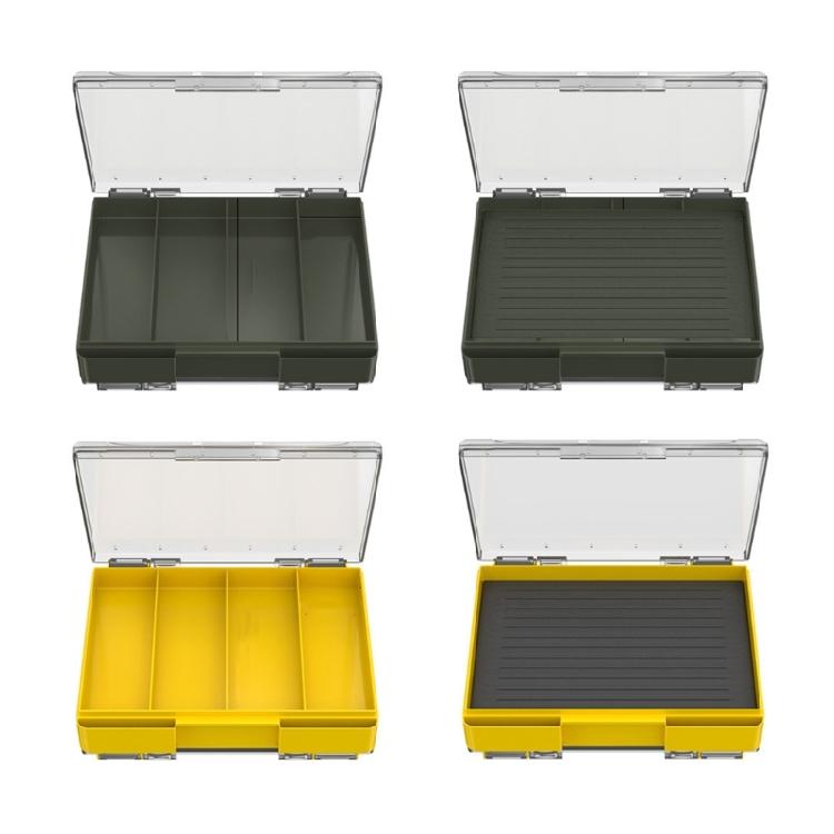 Outdoor-Angelwerkzeugkasten Tragbarer Angelköderkasten Angelwerkzeug Köder Köderbox Doppelseitige Köder Köder-Organizer