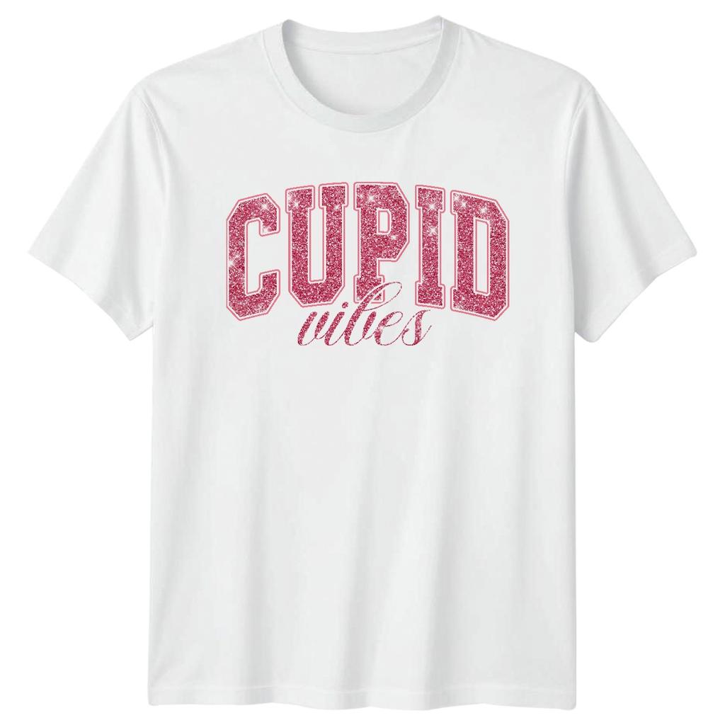 Cupid Vibes Valentines Day Holidays Unisexs TShirt Unisexs Tee Graphic Top