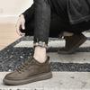 Plus Size British Style Genuine Leather Men Shoes Trend Comfortable Casual Shoes Moccasins Men Flats Shoes