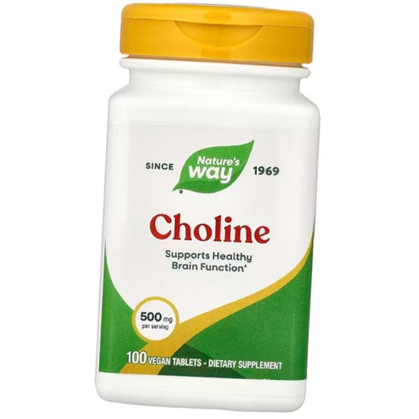 Choline, Choline 500, Nature's Way 100 Tabs (36344007)