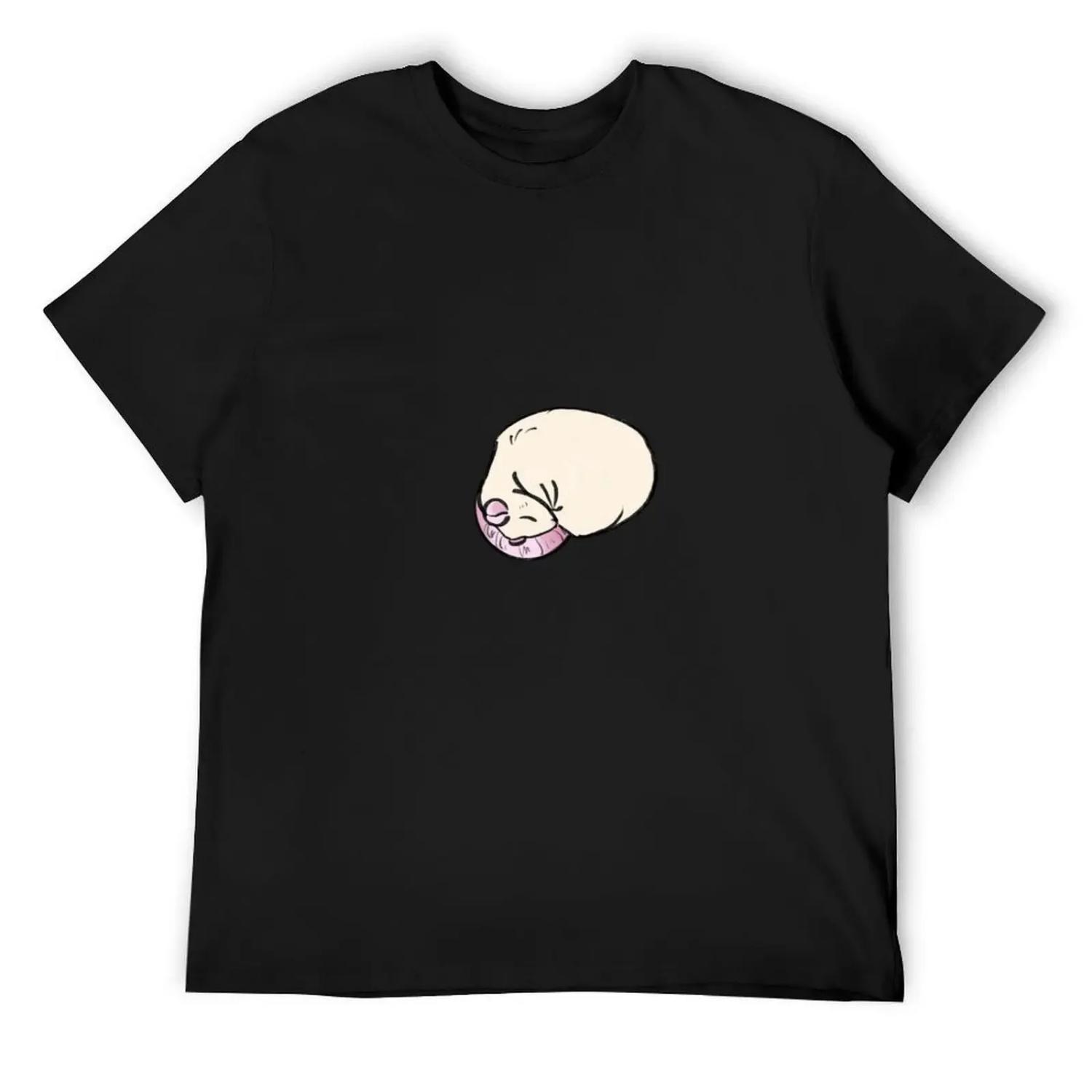 Cute sleepy rat T-Shirt blue archive Anime t-shirt customizeds Louboutins t shirt men S