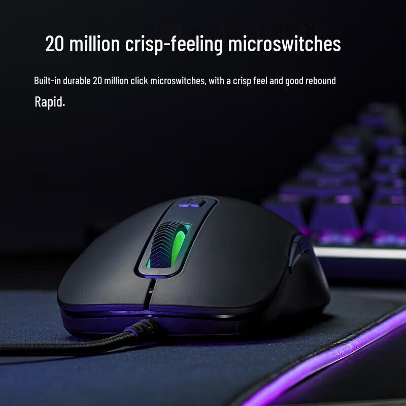 Rapoo V22S Wired Ergonomic Gaming Mouse