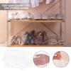 5Pcs Plastic Shoes Bags Transparent Travel Storage Pouch Dustproof Sealed Pull Buckle Organizer Shoes Storage Bag