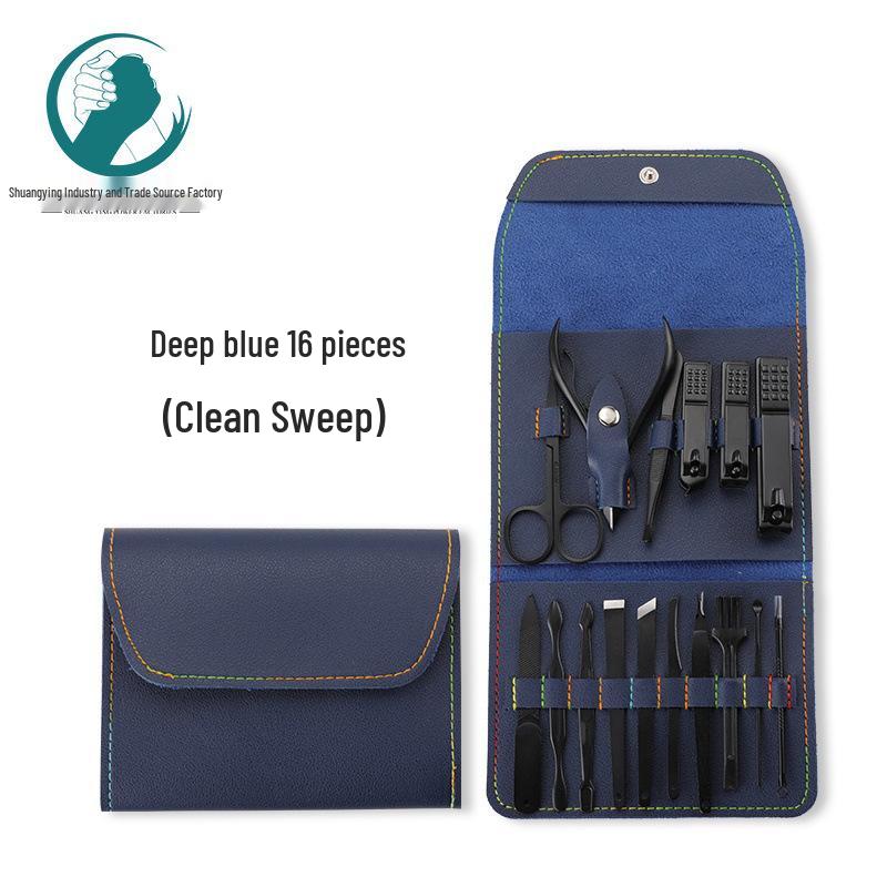 Stainless Steel 16-Piece Nail and Beauty Set