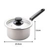 Endo Shoji Commercial Dream Pro Molybdenum Stainless Made in AKTE103 Saucepan, 20cm, Steel, Japan,