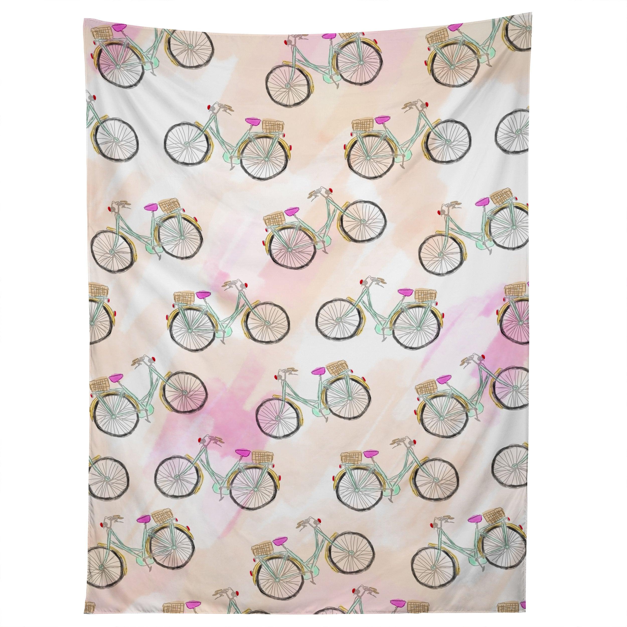 MY NEW BIKE PATTERN tapestry 75x100