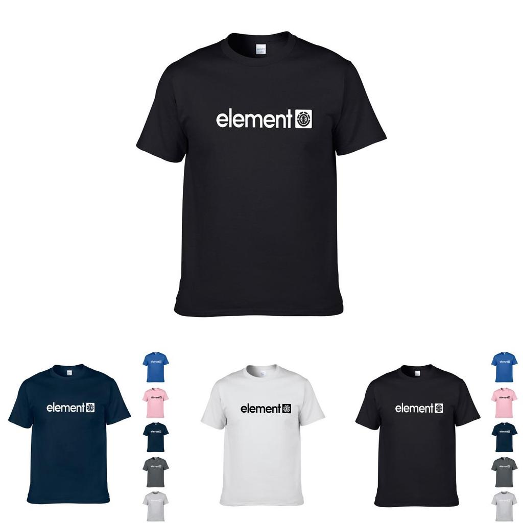 Premium Cotton Blend Element Printing Tees For Men And Women With Short Sleeves