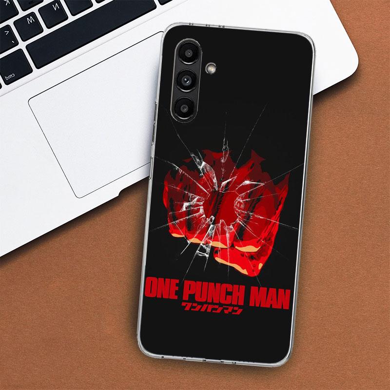 One P-Punch-Man Saitama King Phone Case For Samsung Galaxy A56 A55 A54 A53 A16 A15 A14 A13 A36 A35 A34 A33 A26 A25 A24 A23 A05S