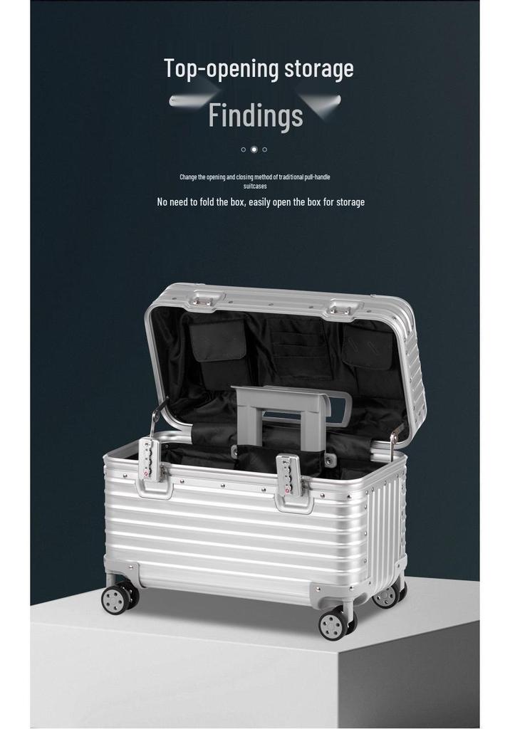 18" Aluminum-Magnesium Alloy Pilot & Photography Carry-On Trolley Case