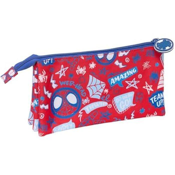 Tredobbelt penal - SAFTA - Spidey Rescue - Komfortabel - Allsidig - Skolebarn