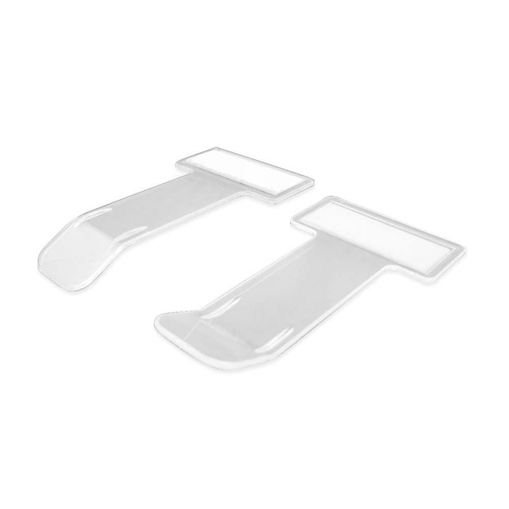 With Adhesive Tape Parking Ticket Holder Invoice Tickets Holder Permit Clip Transparent Card Clips