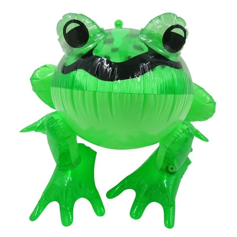 Inflatable Frog Blow Up Toy Loot/Party Bag Fancy Dress Green