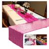 Add  to Your Table with a Sequins Table Runner Stylish  Pink Table Runner for Dining Table Decoration