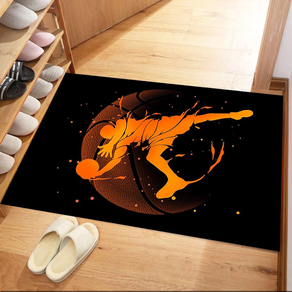 Dynamic Basketball Moves Floor Mats for Living Room, Bedroom and Room Decoration Are Suitable for Gifts.