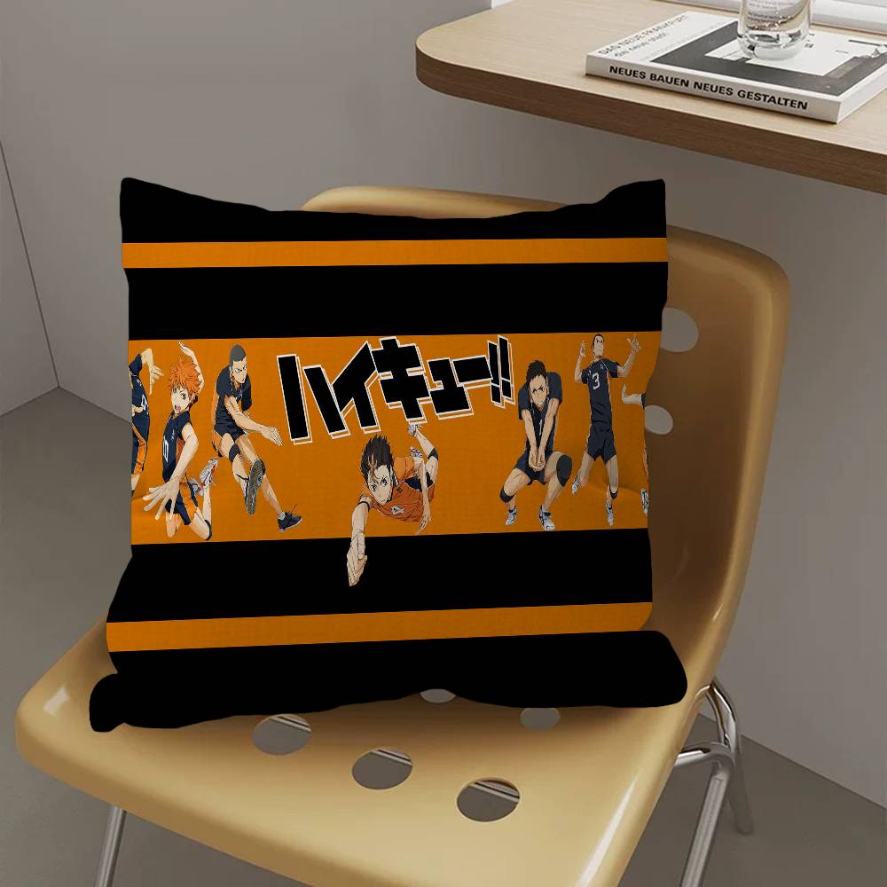 Cartoon K-Karasuno Kissenbezug Dekokissen Sofa Heimdeko Hülle Kissenbezüge