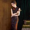 Old Shanghai Sleeveless National Style New Chinese Long Cheongsam Improved Young New Female Retro Slim Summer
