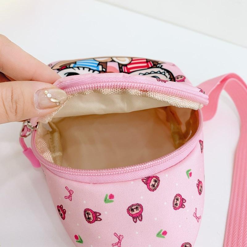 Cartoon Cute Labubu Children'S Bag Chest Bag Trend  Waist Bag Coin Purse Storage Pouch Shoulder Crossbody Bags Kids Gifts