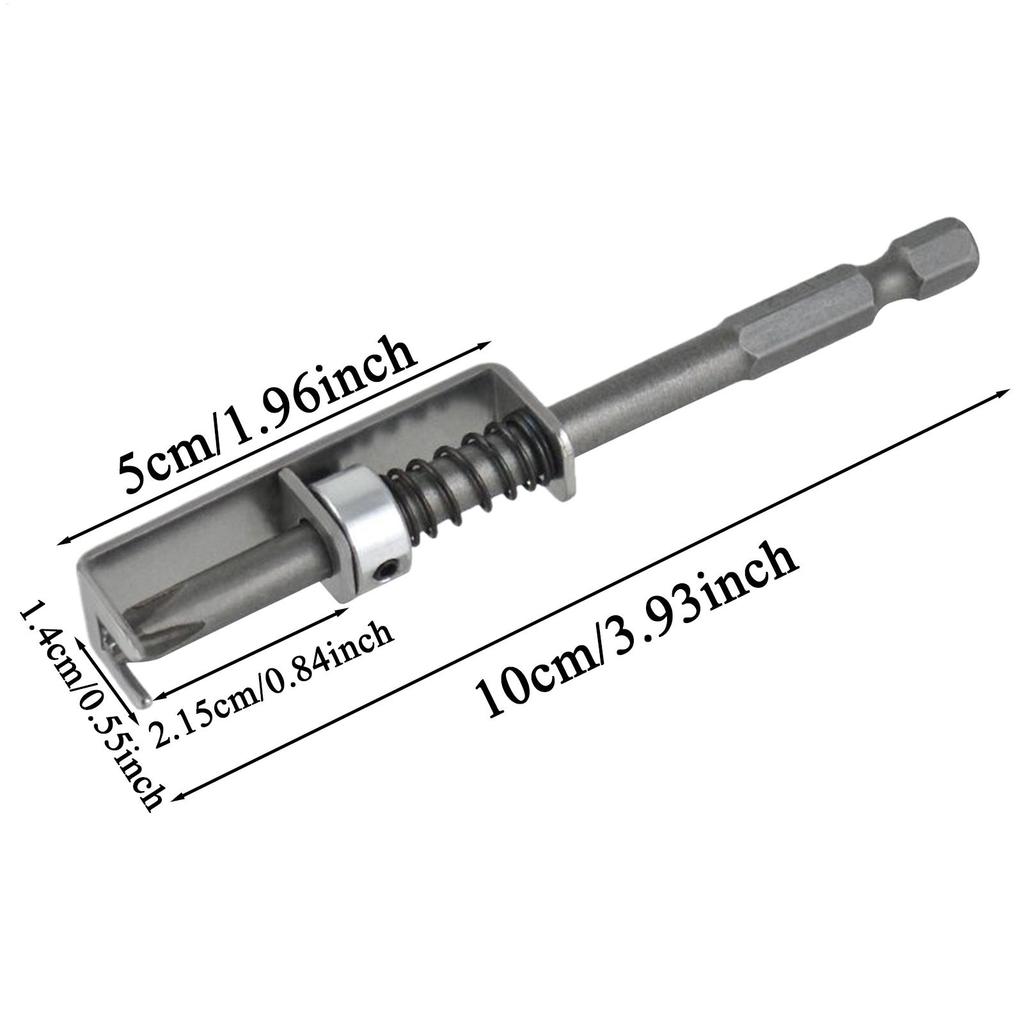 Screw Bit Holder Spring-Loaded Screw Holder Bit Retaining Adapter Tool Quick Release Attachment For Garage Repair Hardware Home