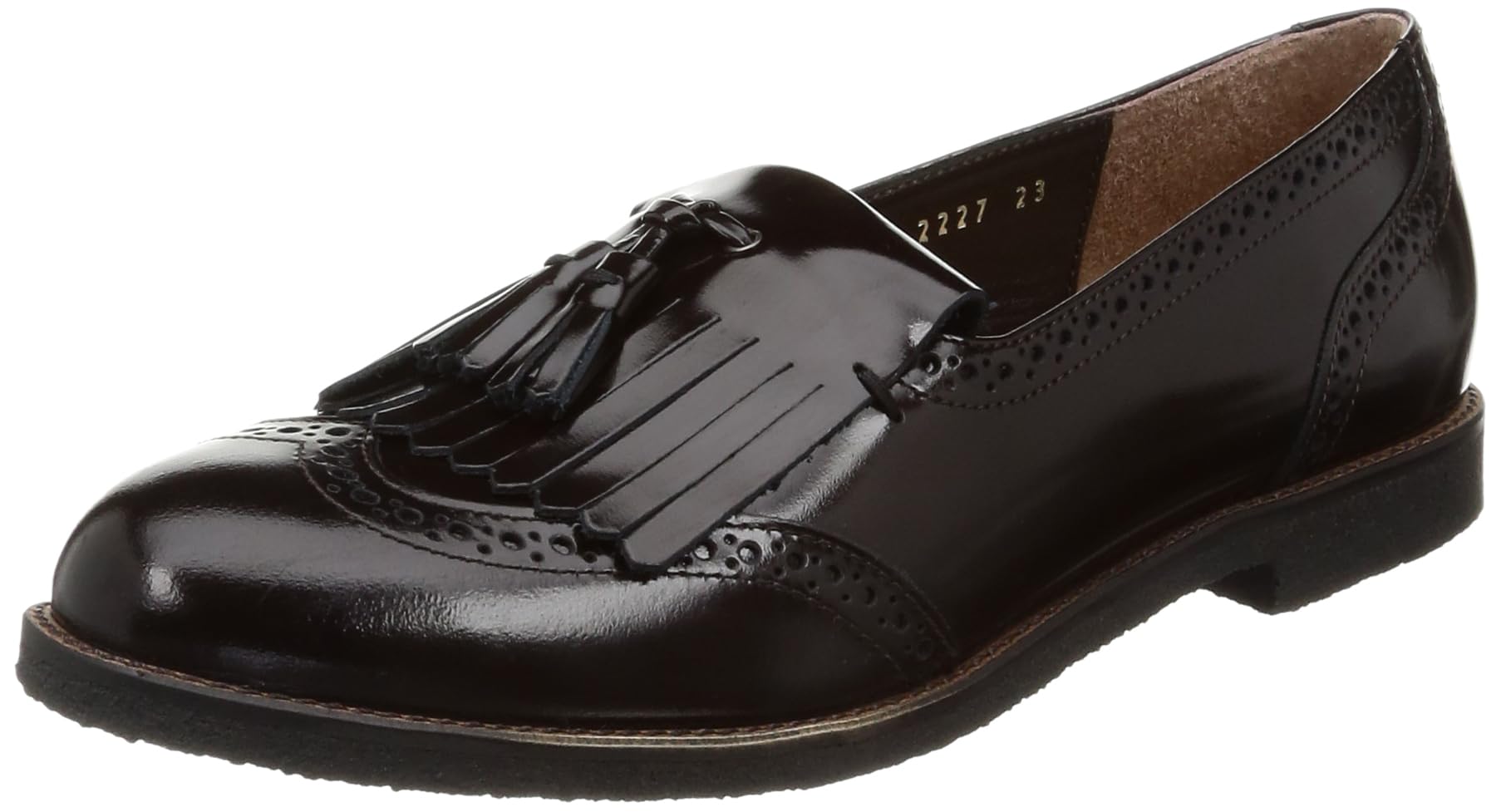 

Howell Flat Loafers Tassel Motif Fringe Flat Shoes DBRW Glass cm E [Margaret Idea] Women s 23.0