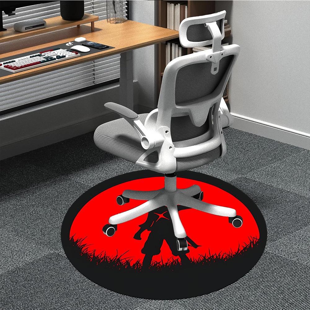 

One Piece Luffy Office Round Area Rug, Indoor Mat Suitable For Office,Bedroom Living Room Home Decor, Room Deco a0908133 80cm by 80cm