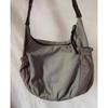 Sweet Cool Bow Canvas Shoulder Bags Women Vintage Drawstring Pocket Chic Casual Crossbody Bag Ladies Retro Messenger Bag Bolsos