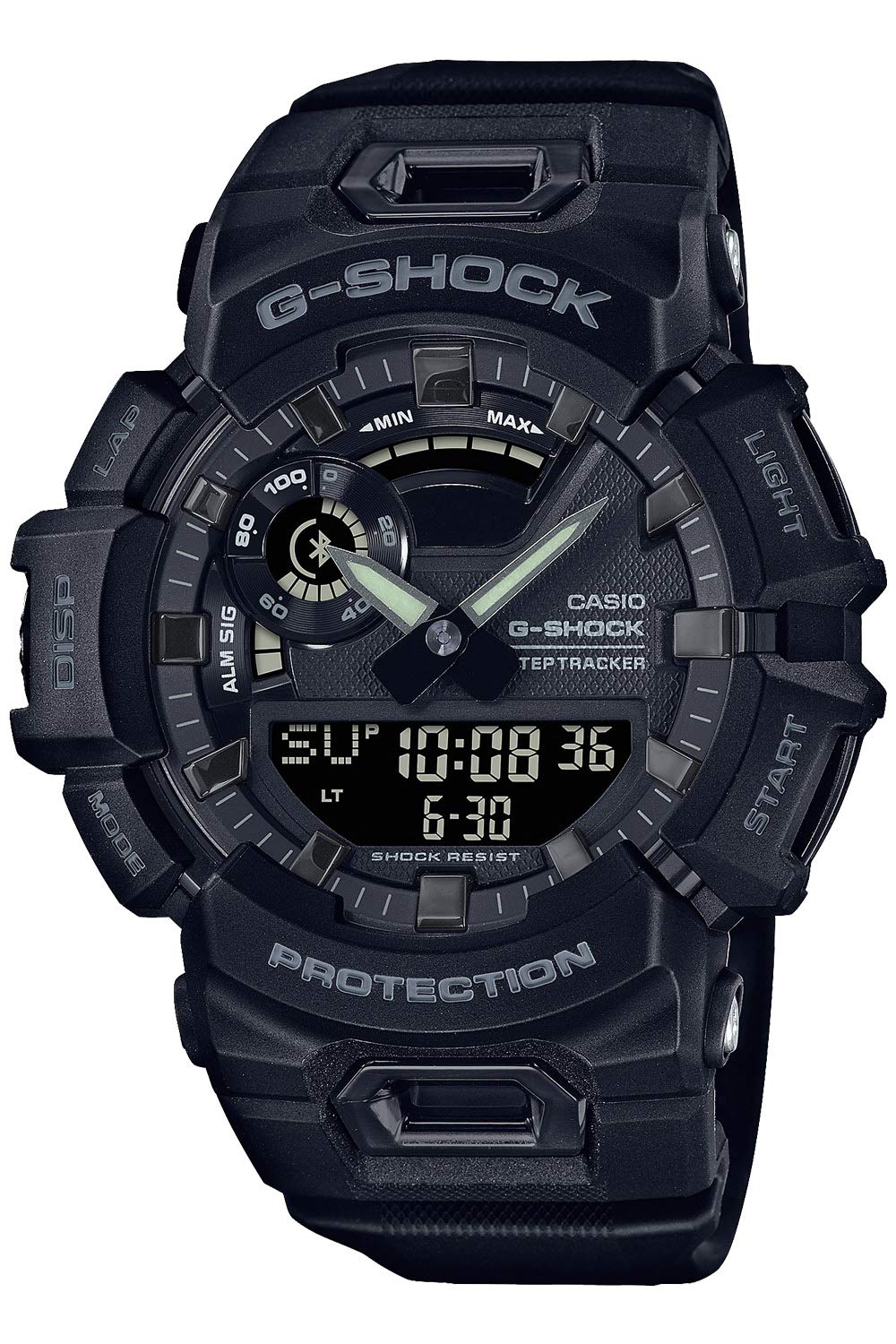 

Casio Черные наручные часы с Bluetooth и шагомером G-Shock GBA-900-1AJF Мужские чёрный