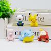 Entzückende Pokemon Schulter Plüschtiere Pvc Spielfiguren Geschenkset Perfekt für Kinder und Sammler