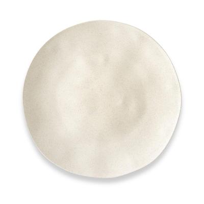 Prato de Jantar Creme TarHong 27cm, Plástico Resistente a Quebras, Seguro para Micro-ondas e Lava-louças, Elegante, Fofo, Leve, Perfeito para Exterior e