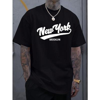 Tailles européennes T-shirt d'été à manches courtes pour homme Motif Fun Y2k | Confortable et Respirant Décontracté Extérieur Rue Col Rond