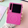 Applicable to Huawei purax mobile phone case magnetic ripple pattern simple solid color novaflip new pc anti-drop hard case