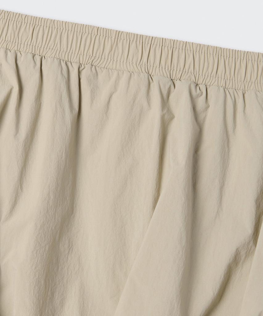 Musinsa Standard Woman Women'S Balloon Elastic Mini Skirt [Beige]