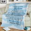 To Our Beautiful Granddaughter Jackson Personalized Hug Blanket from Papa & Nana Love, Light and Warmth In Every Thread Gift for Her
