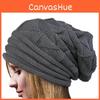 Comfortable Fashion Spring Winter Slouch Ski Crochet Knit Slouchy Beanie Beret Hat For Women