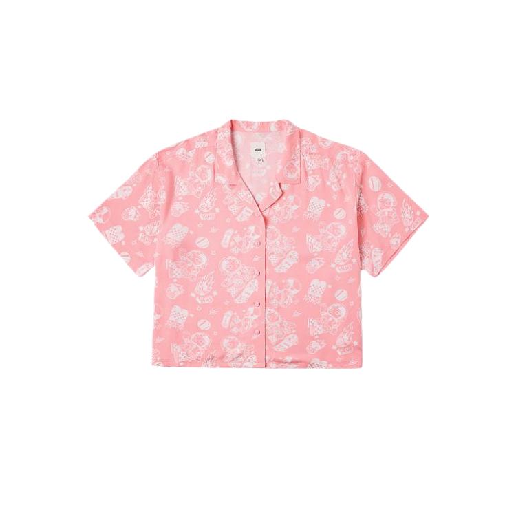 

Vans X Space Molly Collaboration Comfortable Soft Skin-Friendly Fashion Short Sleeve Shirt Women shirts VN000RAAFHH M