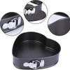 Premium Non-Stick Steel Baking Pan with Adjustable Bottom Lock for Mousse Cakes Desserts and Pastries Oven-Safe Cake Mold