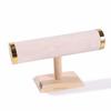 T-bar Jewelry Rack Holder Wooden Jewelry Storage Stand Fashion Bracelet Display Stand  Woman Girls