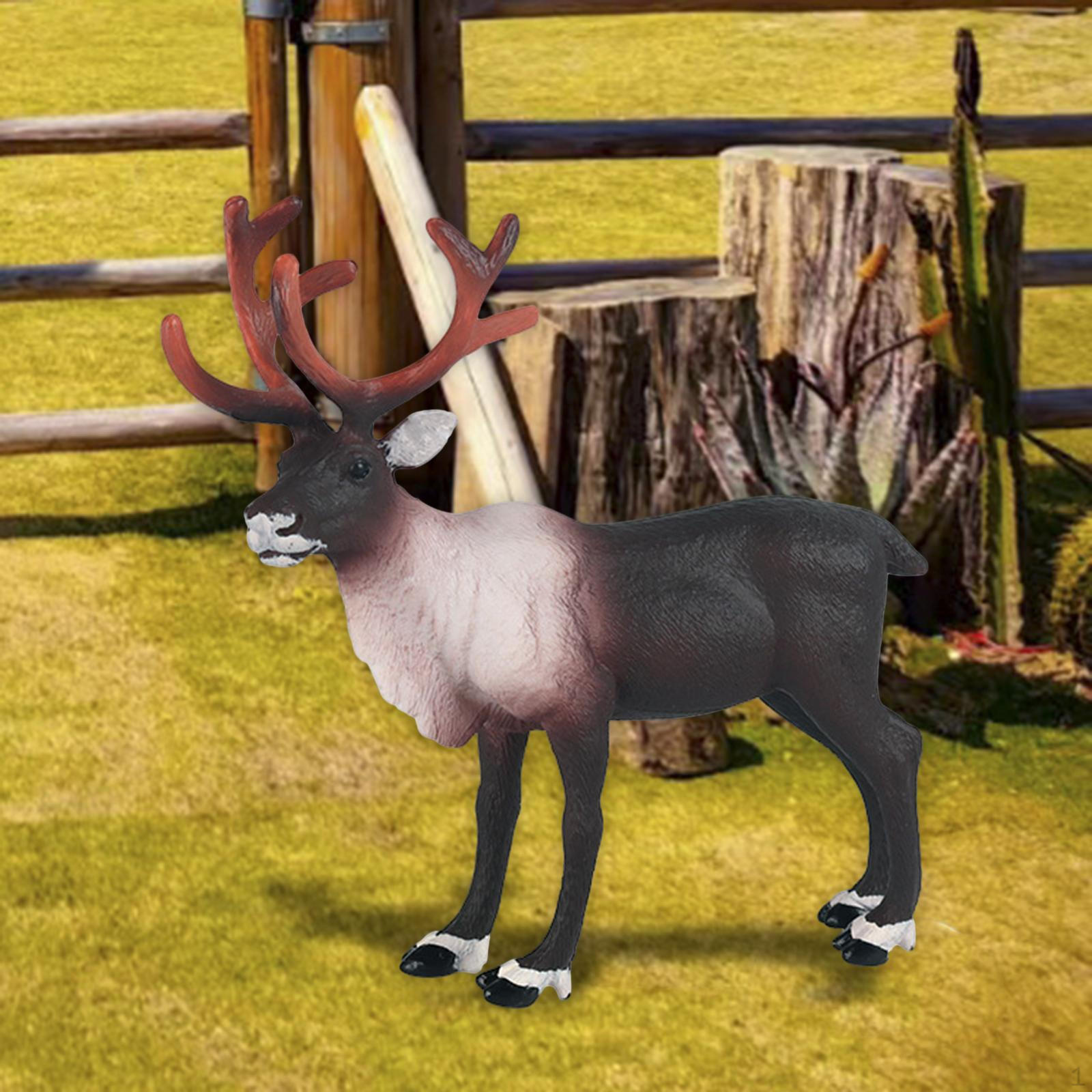 

Educational Animal Model Toy Figures Party Favors Ornament for Boys Girls 3-8 Years Old Elk